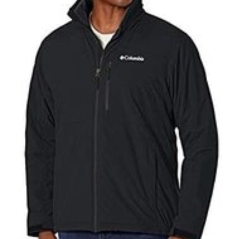 Columbia Lightweight Black Northern Utilizer Full Zip Jacket